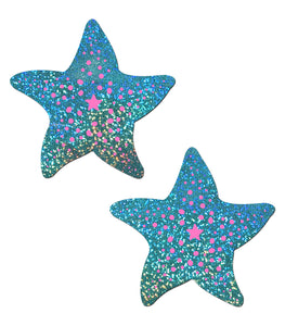 Pastease Twinkling Aqua & Pink Starfish