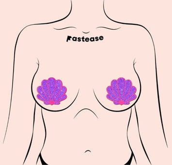 Pastease Mermaid Shells Neon Pink & Purple Default Title