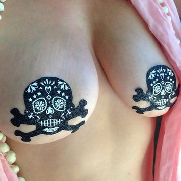Pastease Skull Black Glitter Candy Default Title
