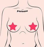 Pastease Star Glow In The Dark Neon Pink Default Title
