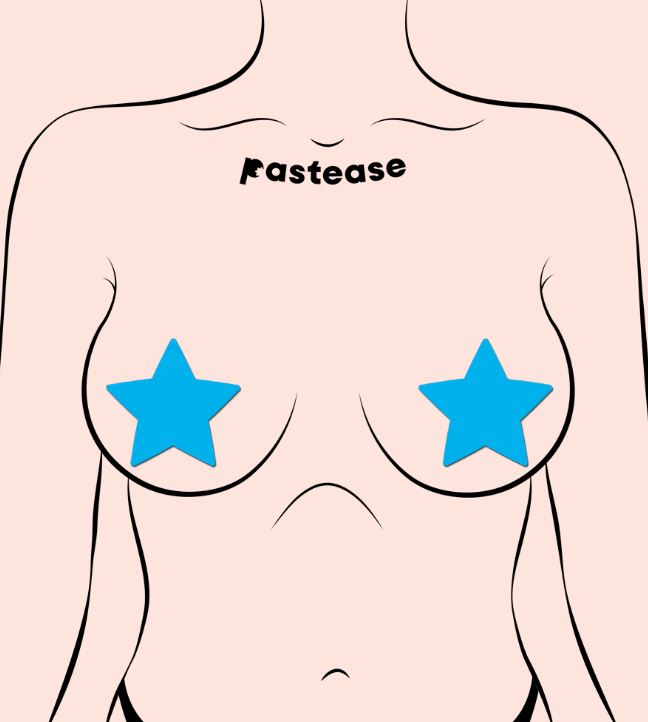 Pastease Star Glow In The Dark Neon Turquoise Default Title
