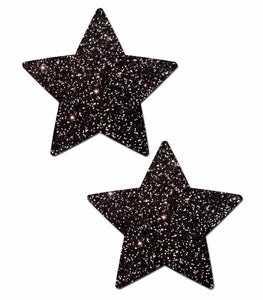 Pastease Sparkle Black Stars