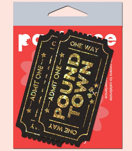 Pastease Pound Town One-way Tickets Gold Glitter