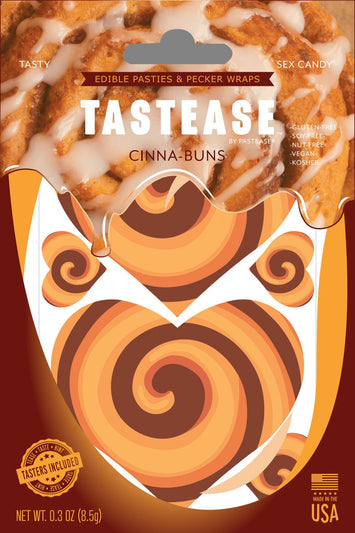 Tastease Cinna-bun Edible Nipple Pasties & Pecker Wraps Default Title