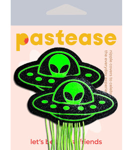 Pastease Ufo Alien Tassels Glow In The Dark Default Title