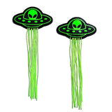 Pastease Ufo Alien Tassels Glow In The Dark Default Title