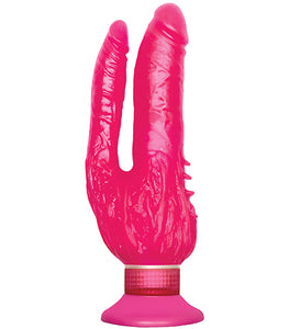 Waterproof Double Penetrator Wall Banger Pink