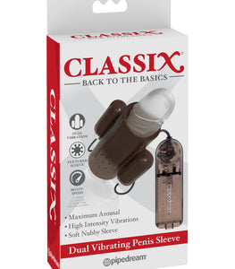 Classix Dual Vibrating Penis Sleeve