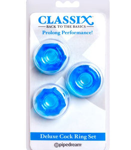 Classix Deluxe Cock Ring Set Set