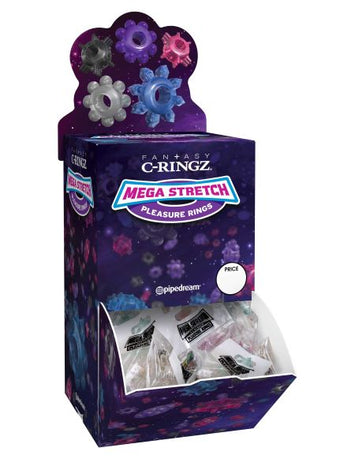 Mega Stretch Silicone Pleasure Ring 72pc Pop Default Title