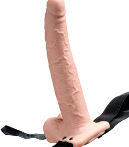 Fetish Fantasy In Hollow Rechargeable Strap-on W/ Balls