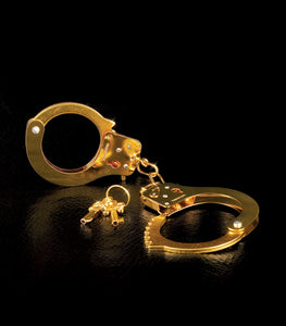 Fetish Fantasy Gold Metal Cuffs