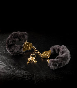 Fetish Fantasy Gold Deluxe Furry Cuffs