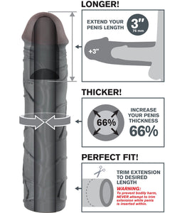 Fantasy X-tensions Mega Extension Black 3 inch