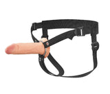 Fantasy X-tensions Elite 6in Silicone Hollow Strap-on Dual Density - Light