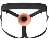 Fantasy X-tensions Elite 7in Silicone Hollow Strap-on Dual Density - Light