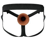 Fantasy X-tensions Elite 7in Silicone Hollow Strap-on Dual Density - Brown