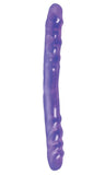 Basix Rubber Works 12in Double Dong Purple 16"
