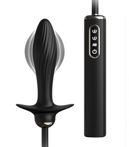 Anal Fantasy Elite Auto-throb Inflatable Plug Black