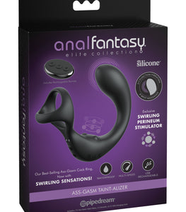 Anal Fantasy Elite Ass-gasm Taint-alizer - Black Default Title