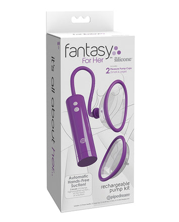 Fantasy For Her Rechargeable Pleasure Pump Kit Default Title