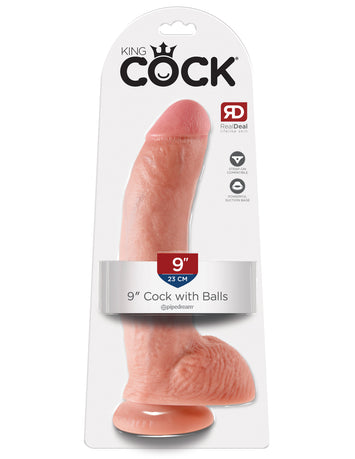 King Cock Cock W/balls Flesh