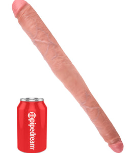 King Cock Tapered Double Dildo Flesh