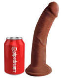 King Cock Plus 8 In Triple Density Cock Brown