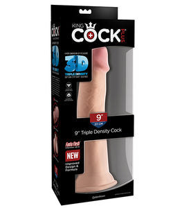 King Cock Plus 9 In Triple Density Cock Light