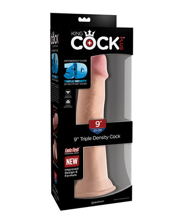 King Cock Plus 9 In Triple Density Cock Light Default Title