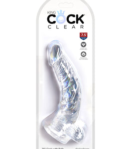 King Cock Clear In Cock W/ Balls