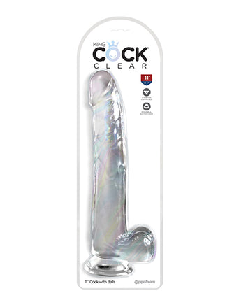 King Cock Clear 11in W/ Balls Default Title
