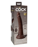 King Cock Elite 7 In Vibrating Dual Density