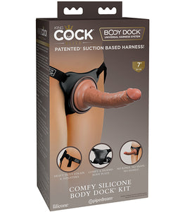 King Cock Elite Comfy Silicone Body Dock Kit Default Title