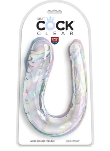 King Cock Clear Large Double Trouble Default Title