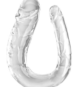 King Cock 18 In Double Dildo Clear Default Title