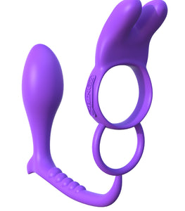 Fantasy C-ringz Ass- Gasm Vibrating Rabbit