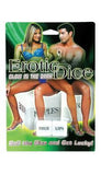 Glow In The Dark Erotic Dice-(each)