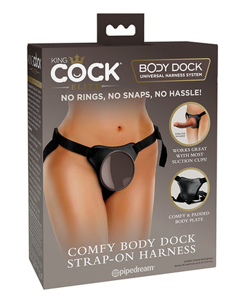 King Cock Elite Comfy Body Dock Strap On Harness Default Title