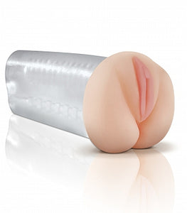 Pdx Extreme Deluxe See Thru Stroker Clear/pink