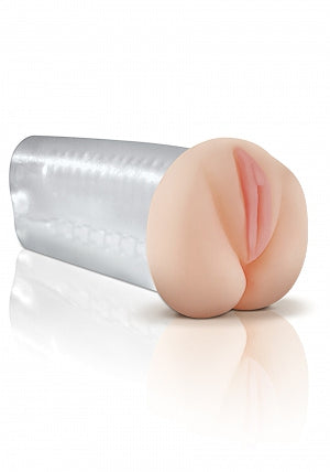 Pdx Extreme Deluxe See Thru Stroker Clear/pink Default Title