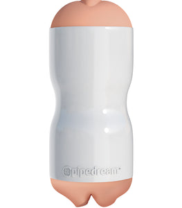 Pdx Extreme Tight Grip Pussy & Mouth Masturbator White/ Light Default Title