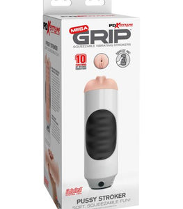 Pdx Extreme Mega Grip Vibratin Stroker Pussy