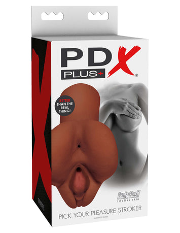 Pdx Plus Pick Your Pleasure Stroker Brown Default Title