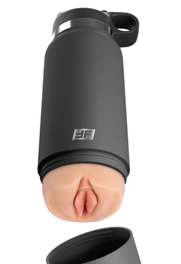 Pdx Plus Fuck Flask Secret Delight Discreet Stroker Grey Bottle Light Default Title