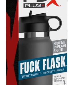 Pdx Plus Fuck Flask Secret Delight Discreet Stroker Grey Bottle Brown