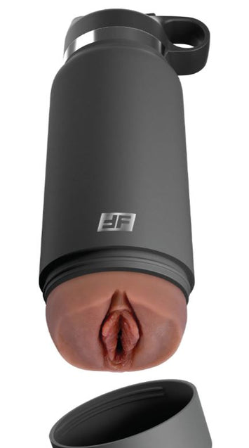 Pdx Plus Fuck Flask Secret Delight Discreet Stroker Grey Bottle Brown Default Title