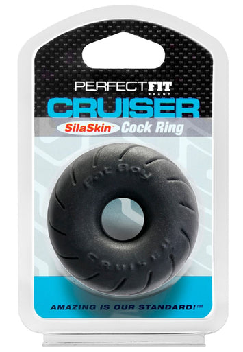 Perfect Fit Siliskin Cruiser Ring 2.5 Black 