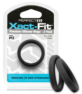 Perfect Fit Xact-fit #12 2 Pk Black