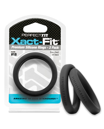 Perfect Fit Xact-fit #18 2 Pk Black Default Title